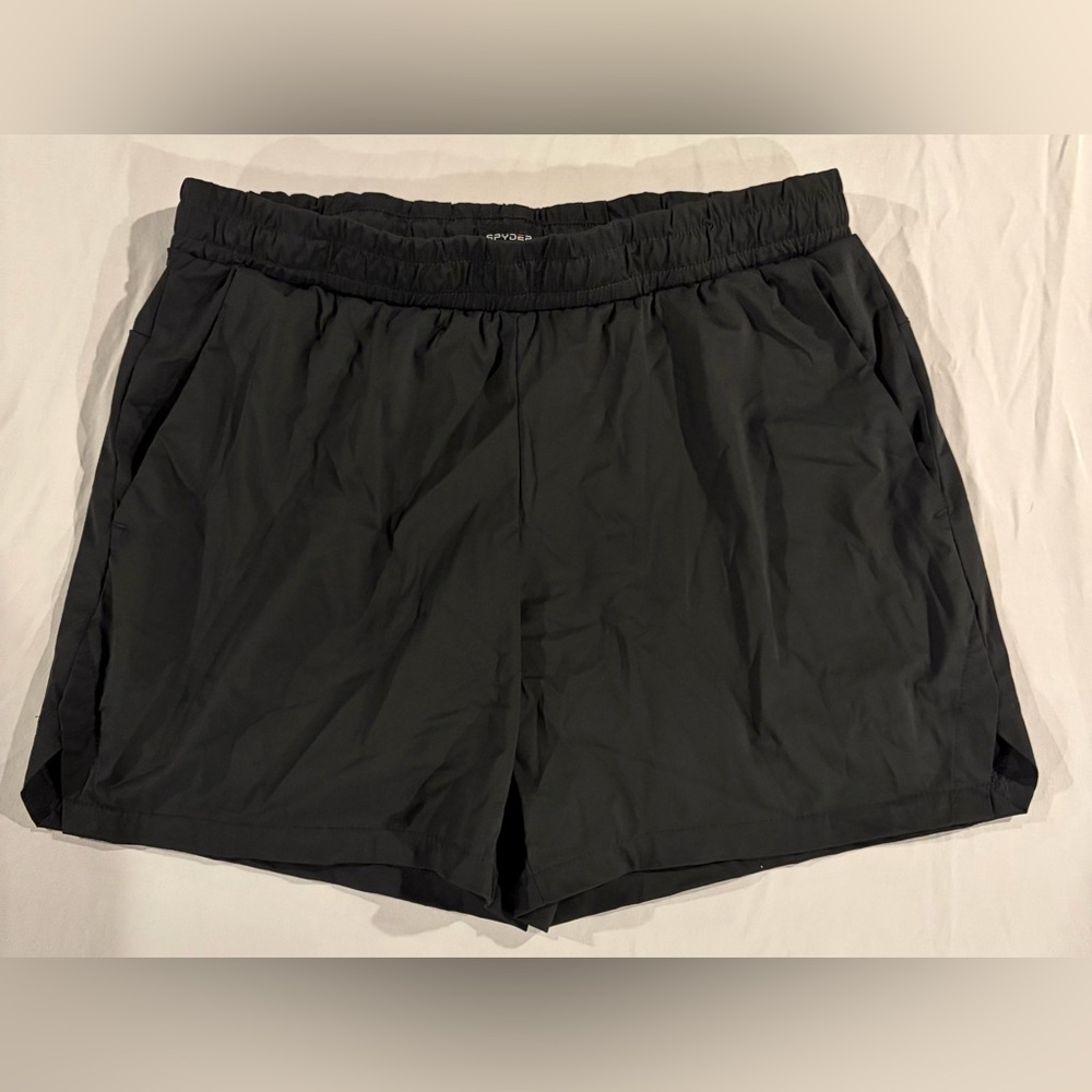 Spyder Active Men’s Black Athletic Shorts Size Medium